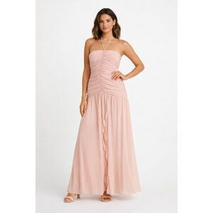 Veronica Beard Lucine Silk Halter Dress Ballet Pink Size 2 NWT